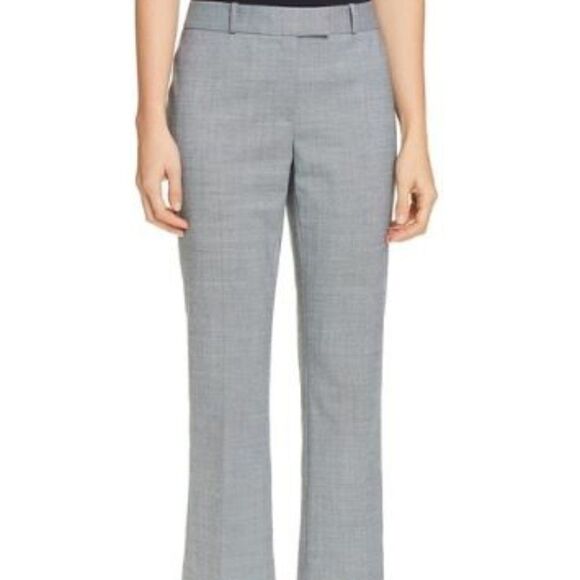 LEWIT -  NEW Slim Ankle Pants Black Micro Tweed 16 - Picture 1 of 5